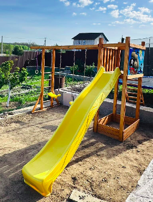 Детская площадка SportBaby-15 деревянная для улицы SportBaby-15 фото