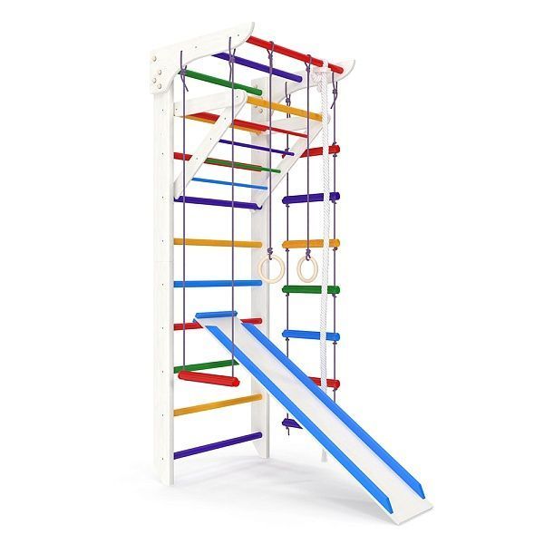 Шведська спортивна стінка Sportbaby White & Color 3-240 White & Color 3-240 фото