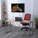 Письменный стол Q-160 дсп дуб-крафт-золотой Loft-Design_Q-160_kraft фото 3