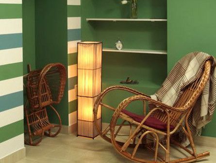 Кресло-качалка Черниговчанка плетенное из лозы ЧФЛИ-4/3 фото