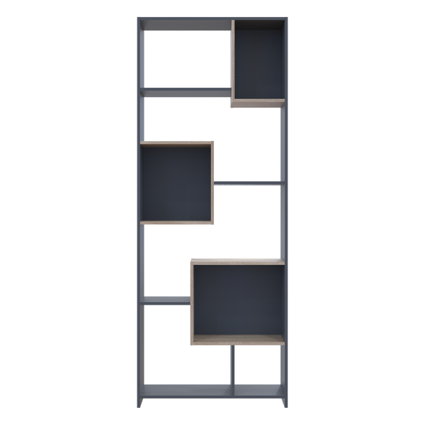 Этажерка высокая BS-1 Doros 210х81 см дсп цвета графит+сонома Doros-41516040 фото