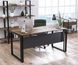 Письменный стол G-160х70 с царгой дсп орех Loft-design_G-160-18_oreh фото 4
