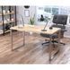 Письменный стол Q-135х70 см ножки лдсп дуб-крафт-золотой Loft-design_Q-135_kraft фото 2