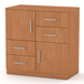 Комод 2+4 Компаніт 850x836x448 мм дсп бук Komod-2+4_buk фото 1