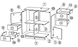 Комод 2+4 Компаніт 850x836x448 мм дсп бук Komod-2+4_buk фото 5