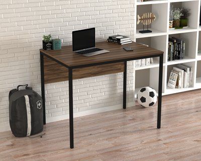 Стіл письмовий L-2p-mini Loft-design 92х65 см дсп горіх L-2p-mini_gorih фото