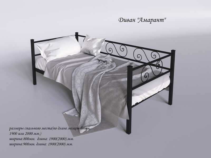 Кровать-диван Амарант-мини 90х190 см металлическая Tenero_Amarant-mini_90*190 фото