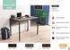 Стіл письмовий L-2p-mini Loft-design 92х65 см дсп білого кольору L-2p-mini_biliy фото 2