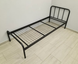 Кровать Ирис-мини 80х200 см металлическая одноместная черная Iris_mini-black фото 3