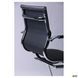 Кресло офисное Slim CF на полозьях хром сиденье кожзам черный 513265 фото 8