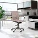Кресло офисное Slim CF на полозьях хром сиденье кожзам черный 513265 фото 14