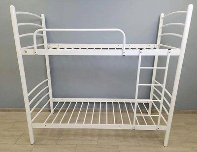 Двоярусне ліжко металеве 90х200 см Маранта Tenero біла Maranta_dvoyarusne фото