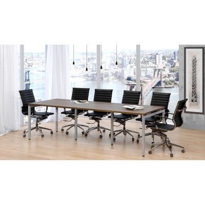 Офісний конференц-стіл для переговорів Q-270 горіх-модена Loft-design_Q-270_oreh фото