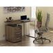 Письмовий стіл L-27 хром 120х60 см з тумбочкою лдсп горіх-модена Loft-Design_L27-gorih фото 8