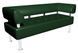 Кутовий диван для офісу Sentenzo Тонус з підлокотниками-спинкою кожзам зелений 1395790461 фото 3