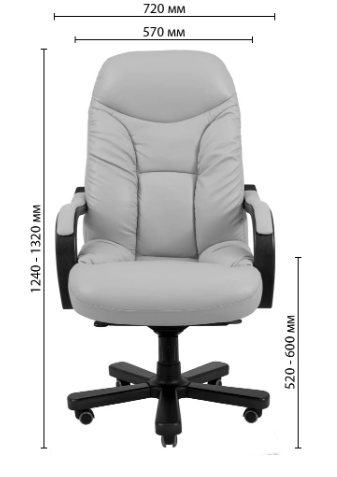 Офисное кресло кожаное Максимус-XL М3 Вуд Люкс венге бежевого цвета Rich-Maximus фото