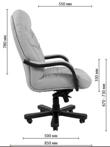 Офисное кресло кожаное Максимус-XL М3 Вуд Люкс венге бежевого цвета Rich-Maximus фото