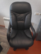 Офисное кресло Максимус-XL Вуд-венге М3 кожаное-комби черное Rich-Maximus фото 3