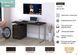 Офисный стол c тумбой L-27-MAX 135х65 см дуб-палена хром  Loft-design_L27-MAX_palena фото 3