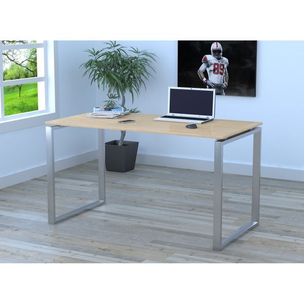 Письменный стол Q-135х70 см белый цвет Loft-design_Q-135_white фото