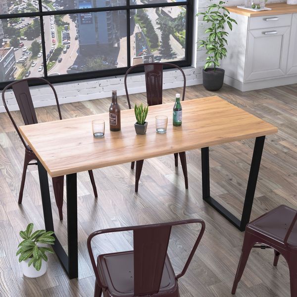 Металева опора для столу Трапеція Loft Design 10-1001 фото