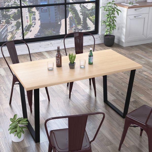 Металева опора для столу Трапеція Loft Design 10-1001 фото