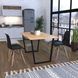 Металева опора для столу Трапеція Loft Design 10-1001 фото 6