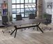 Овальный стол для переговоров Академия 240х100 см дсп дуб-палена Loft-Design_Akademiya_palena фото 1