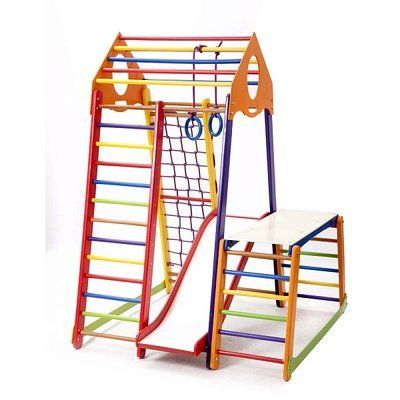 Спорткуточок дитячий BambinoWood Color Plus 1-1 висотой 170 см для дому BambinoWood ColPlus 1-1 фото
