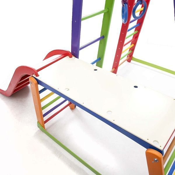 Спортуголок детский BambinoWood Color Plus 1-1 высотой 170 см для дома BambinoWood ColPlus 1-1 фото