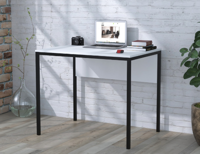 Стіл письмовий L-2p-mini Loft-design 92х65 см дсп білого кольору L-2p-mini_biliy фото