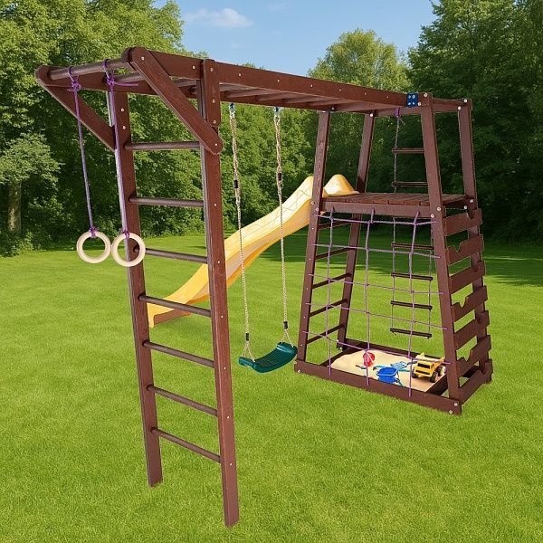 Дитячий майданчик SportBaby-26 деревяний для вулиці  SportBaby-26 фото