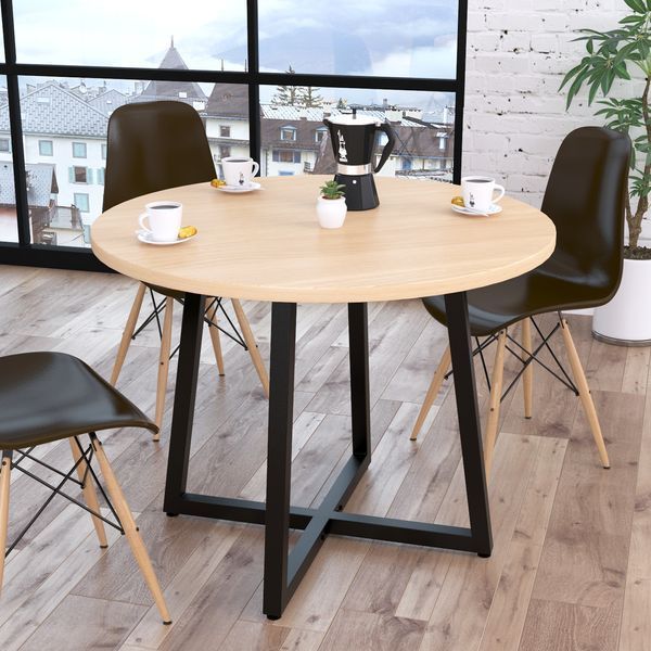 Металева опора для круглого столу Бланк Loft Design 10-1006 фото