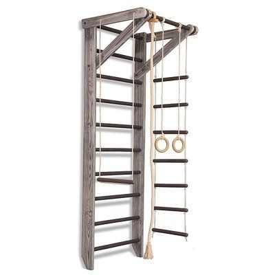 Шведська стінка Kinder Loft & White 2-220 дерев'яна  Kinder L&W 2-220Х25 фото
