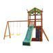 Площадка детская Babyland-3 игровой комплекс SportBaby дом-башня с горкой и качелями Babyland-3 фото 1
