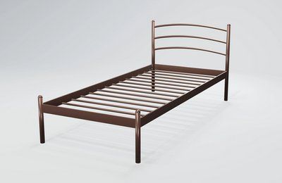 Коричневе ліжко Маранта-міні Tenero 90х200 см металеве одномісне Maranta-mini_80х190 фото