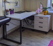 Письменный стол Нотариус угловой 160х140 см с тумбой дсп белого цвета Loft-design_Notarius_white фото 4