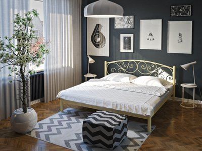 Ліжко  металеве Лілія 180х200 см двоспальне Тенеро-Liliya_180х200 фото