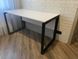 Письмовий стіл G-160х70 з царгою дсп білого кольору Loft-design_G-160-18_white фото 4
