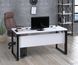 Письмовий стіл G-160х70 з царгою дсп білого кольору Loft-design_G-160-18_white фото 3