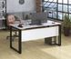Письмовий стіл G-160х70 з царгою дсп білого кольору Loft-design_G-160-18_white фото 2
