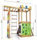 Дитячий ігровий комплекс Babyland-27 SportBaby дерев'яний з гіркою та гімнастичною стінкою Babyland-27 фото 4