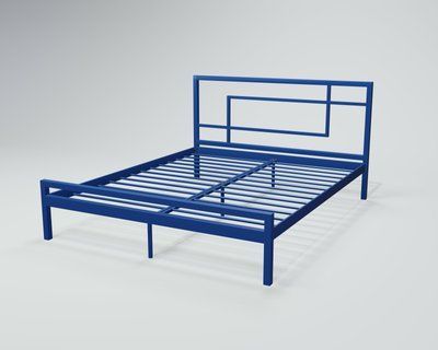 Металеве ліжко Хайфа Тенеро в кольорі синьому Haifa_blue фото