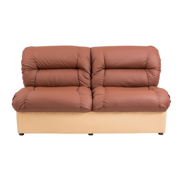 Офісний диван Візит 165 см прямий двокольоровий шкірзам Richman-Vizit2_rizni фото