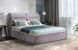 Кровать двуспальная мягкая Сандра 160*200 см подиум серого цвета А0060041 фото 1